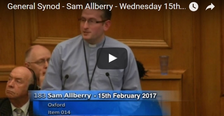 Sam Allberry, Synod and Same-Sex Attraction image